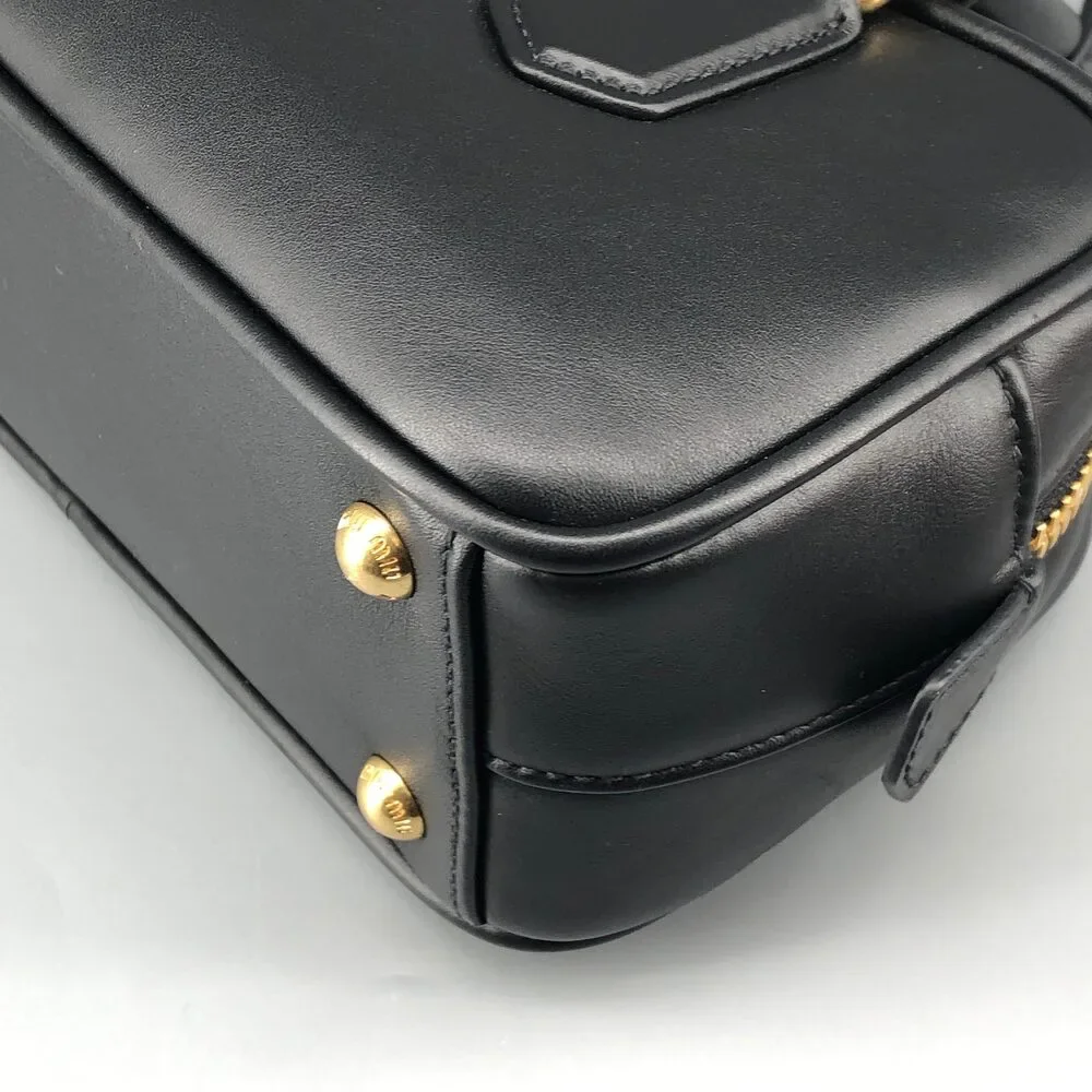 Miu Miu Black Leather Satchel Bag 22×11×8cm - Picture 11 of 13
